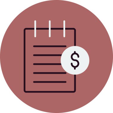  Gelir. Web simgesi basit illüstrasyon