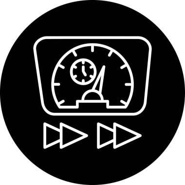 hız dometresi vektör illüstrasyonuName