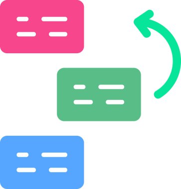 Basamaklar. Web simgesi basit illüstrasyon