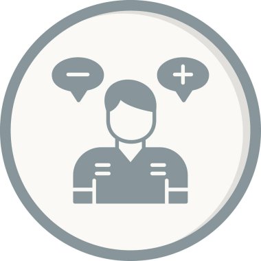 Fizibilite. Web simgesi vektör illüstrasyonu