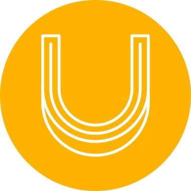 Ağız koruyucusu. Web simgesi basit illüstrasyon