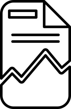 Yırtık kağıt dosyasını gösteren uygulama için simge.