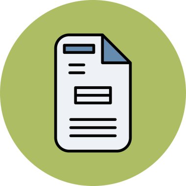 Planlayıcı. Web simgesi basit tasarım