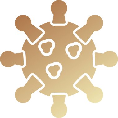 Virüs. Web simgesi basit illüstrasyon 