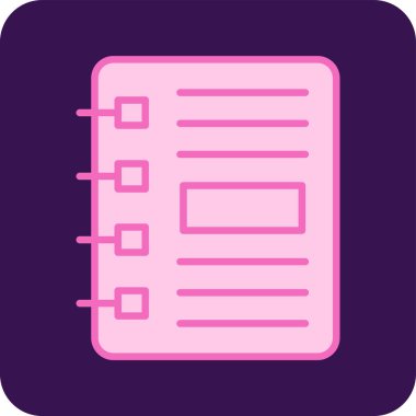 kitap simgesi, vektör illüstrasyonu basit tasarım