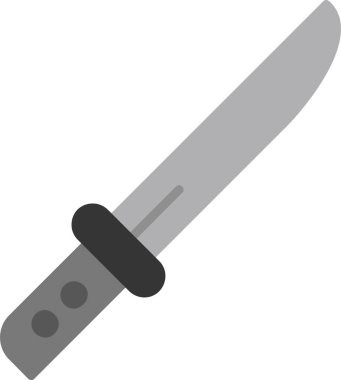 Basit ağ bıçağı simgesi düz vektör 