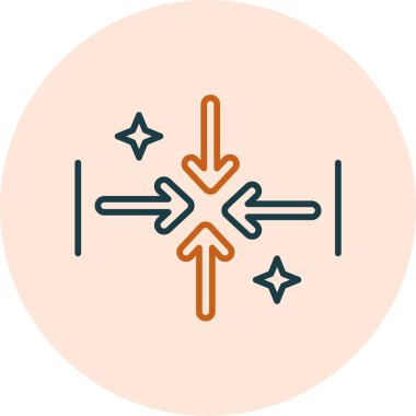 Basit ok simgesi vektör illüstrasyonu