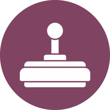 Oyun Denetleyici vektör düz simgesi. Oyun çubuğu