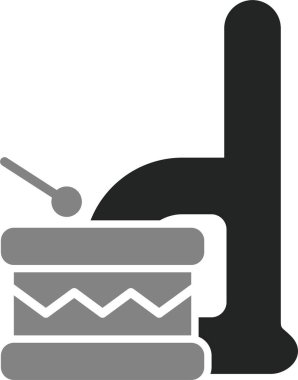 Küçük d harf vektör illüstrasyonu 