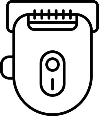 Elektrikli Shaver simgesi, vektör illüstrasyonu