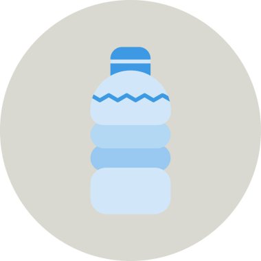 su şişesi simge vektör çizim