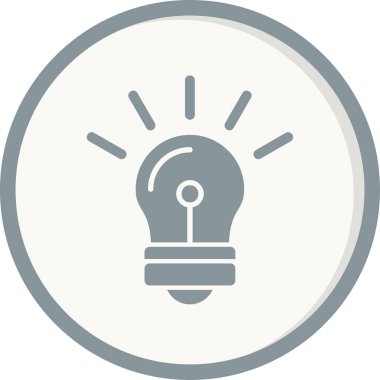 Ampul Ağı simgesi, vektör illüstrasyonu