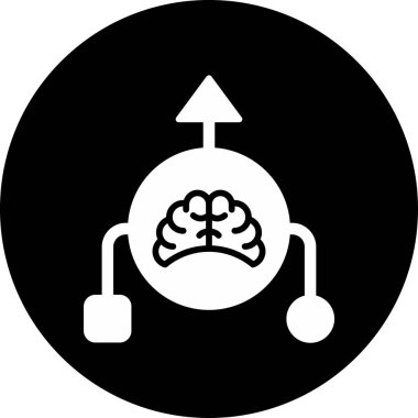 Mantık. Web simgesi basit illüstrasyon