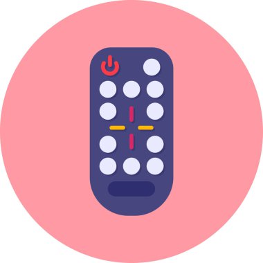 Uzak web simgesi vektör illüstrasyonu