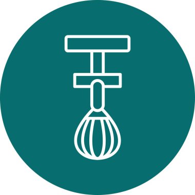 Punching Ball web simgesi, basit vektör illüstrasyonu