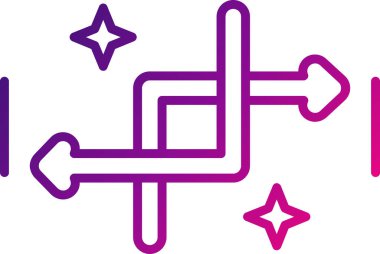 Basit ok simgesi vektör illüstrasyonu