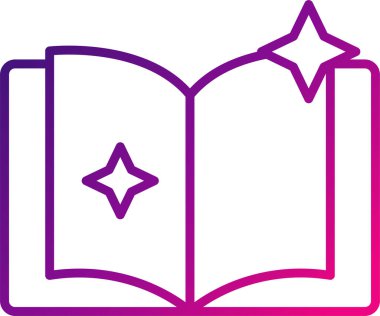 kitap simgesi, vektör illüstrasyonu basit tasarım