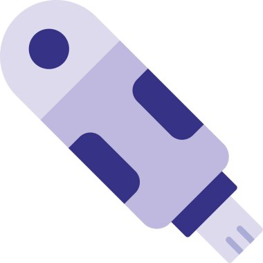 Tıbbi testin minimalist doğrusal resmi