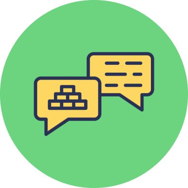 mobile chat. web icon simple design 