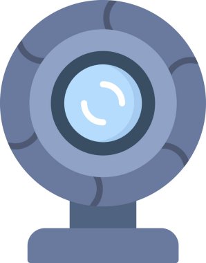 webcam simgesi, vektör illüstrasyonu