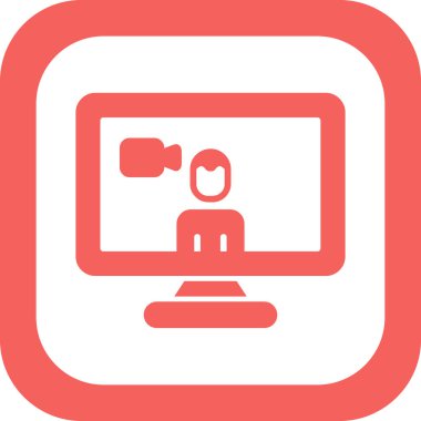 Basit simgeyi karşılama vektör illüstrasyonu