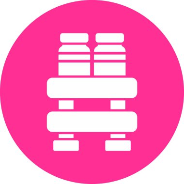 Kutu. Web simgesi basit illüstrasyon