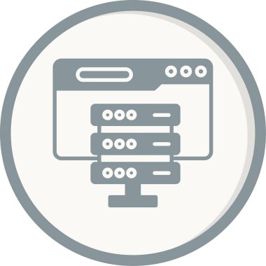 Ev sahipliği. Web simgesi basit illüstrasyon 