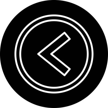 Sembol simgesinden küçük, vektör illüstrasyonu basit tasarım