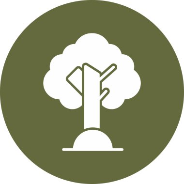 Dişbudak Web simgesi basit illüstrasyon