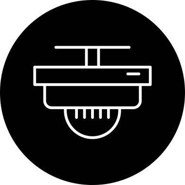 Sensör modern simgesinin vektör çizimi   