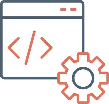 Gelişme. Web simgesi basit illüstrasyon