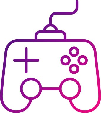 Oyun Denetleyici Web simgesi, vektör illüstrasyonu