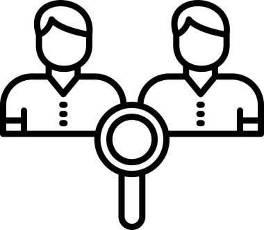 Rakibim. Web simgesi basit illüstrasyon