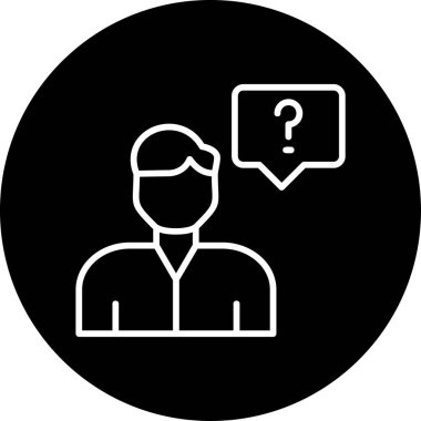 Yokluk simgesi vektör illüstrasyon tasarımı