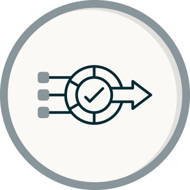 Dava edilebilir. Web simgesi basit illüstrasyon