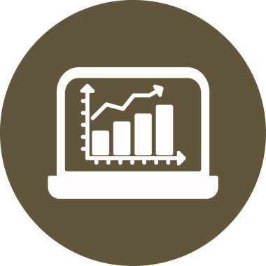 Ticaret şeması. Web simgesi basit illüstrasyon