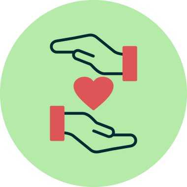 Şefkat konsepti vektör illüstrasyonu