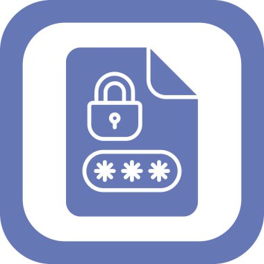 Bir belge simgesinin temiz ve basit vektör illüstrasyonu.