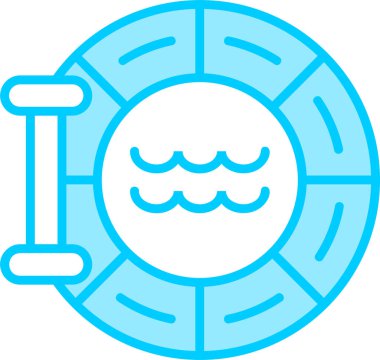 Pencere deliği renk ana hatları vektörü