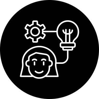 Öğrenmek. Web simgesi vektör illüstrasyonu