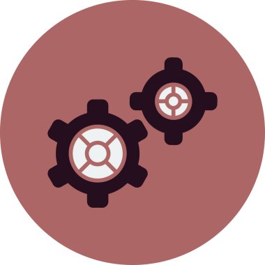 gear web icon simple illustration