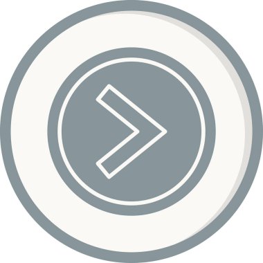 Simge simgesinden daha büyük, vektör illüstrasyonu basit tasarım