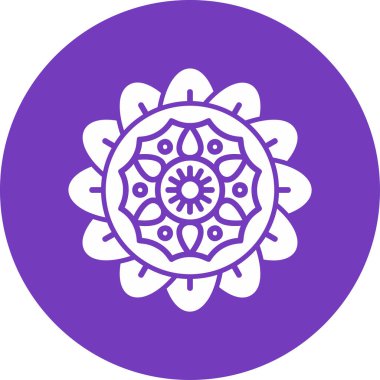 mandala tasarımı, web basit illüstrasyonu