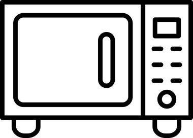 Fırın. Web simgesi basit illüstrasyon 