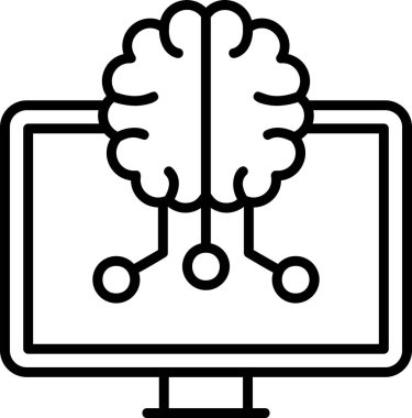 Öğrenmek. Web simgesi vektör illüstrasyonu