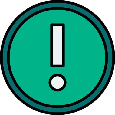 Ünlem işareti. vektör illüstrasyonu