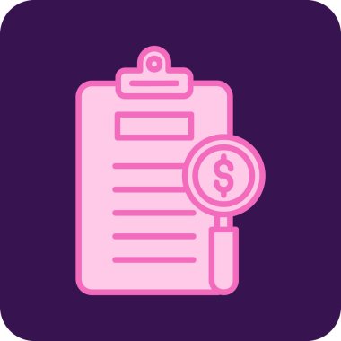 Basit Denetim simgesi. vektör illüstrasyonu