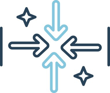 Basit ok simgesi vektör illüstrasyonu