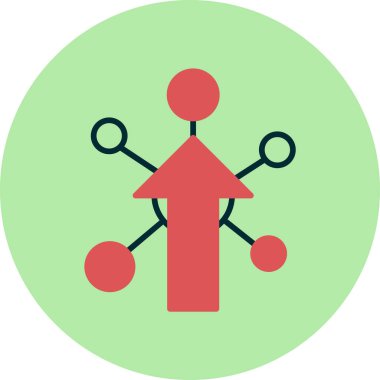 Ağ basit simgesinin vektör illüstrasyonu