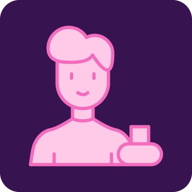 Adamım. Web simgesi basit illüstrasyon 